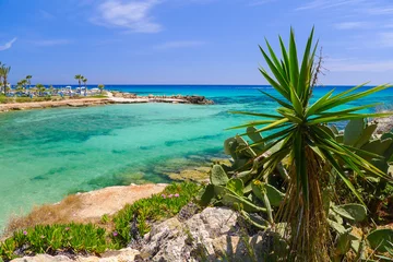 Keuken foto achterwand Cyprus Beautiful coast of Cyprus island near Ayia Napa