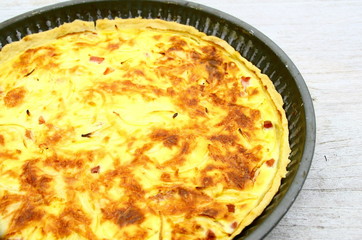 quiche maison dans son moule