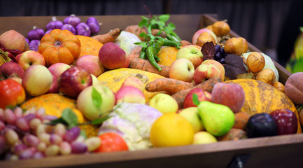 the fruit in the truck