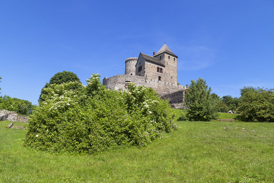 Medieval gothic castle, Bedzin Castle, Upper Silesia, Bedzin, Poland.