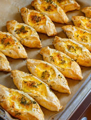 Puff pastry with cheese