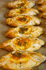 Puff pastry with cheese