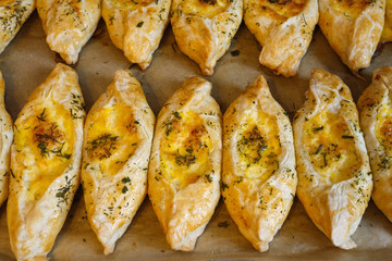 Puff pastry with cheese