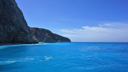 Ionian Sea in Lefkada island, Greece