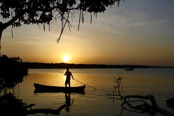Sunset in Kenya - Mida Creek in Watamu © marialauradr