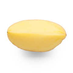 Potato piece isolated