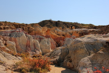 Fototapeta na wymiar Calhan Paint Mines Interpretive Park Colorado USA
