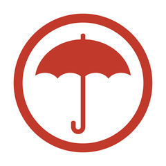 Umbrella Icon vector flat design