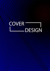 Triangle Cover Design. Template for Business Broshure,Cover Book, Flyer, Card.