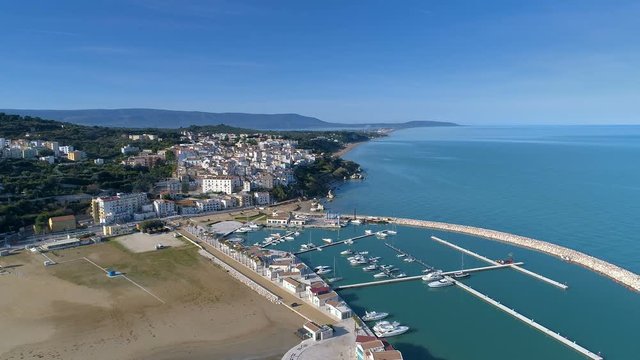 16645_The_view_of_the_coastal_city_of_Rodi_in_Italy.mov