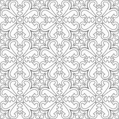 Fototapeta premium Black and white tiles background in portuguese style.
