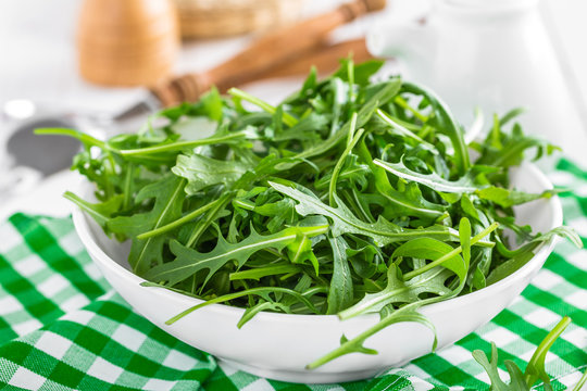 Arugula leaves, rucola