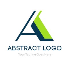 Letter A logo icon design template elements - vector sign. Business card templates.