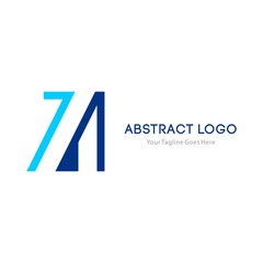 Obraz premium Letter A logo icon design template elements - vector sign. Business card templates.