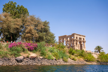 The ancient temple of Philae in Egypt