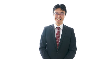 笑顔のビジネスマン