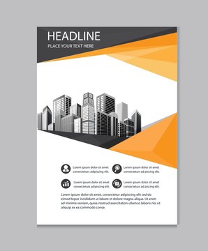 design cover annual report brochure layout flyer poster magazine business template