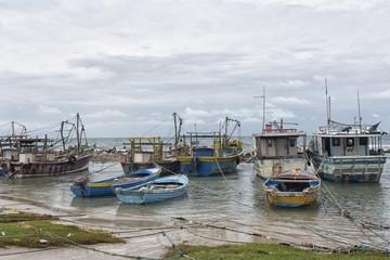 Fishing boat in Sri Lanka