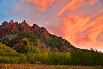 Sunrise over Red Mountain