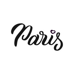 Paris - hand lettering