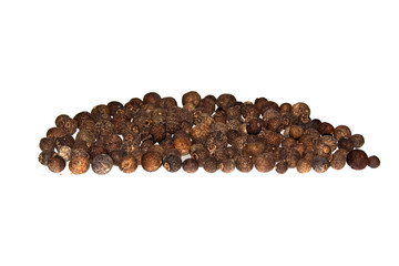 black pepper isolated on white background