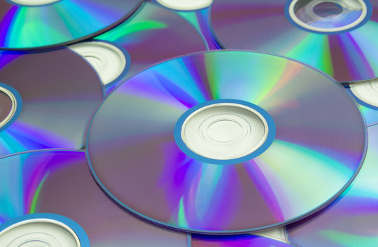 new DVD discs background and texture