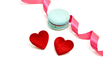 Two red hearts Valentine