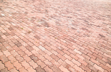 Paving stone on a platform as a background
