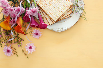 Pesah celebration concept (jewish Passover holiday).