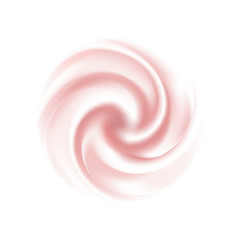 Vector yogurt swirl ice cream background.