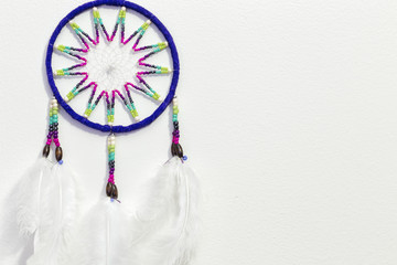 A Dreamcatcher on a White Background