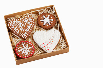 box with ginger biscuits