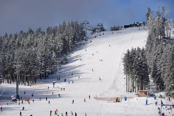 Tuinposter Ski resort Wurmberg – Braunlage © hydebrink