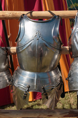 Hanged Medieval Metallic Armor