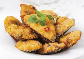 Stuffed mussels