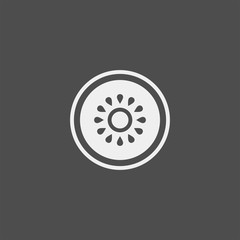 Kiwi flat vector icon