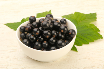 Ripe black currants