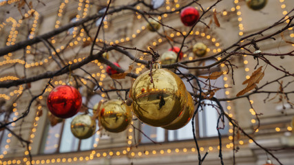 Last days of winter, Maslenitsa in Moscow, Russia