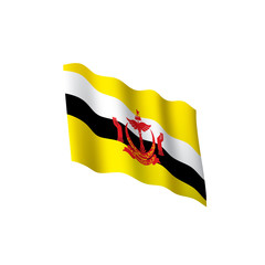 flag, vector illustration on a white background