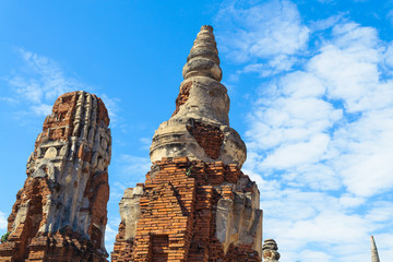 Temple ruins of Ayutthaya