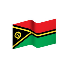 Vanuatu flag, vector illustration