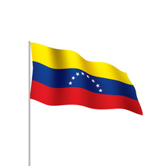 Venezuela flag, vector illustration