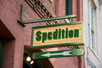 Fototapeta premium Schild 277 - Spedition