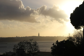 Sonnenuntergang in Lissabon