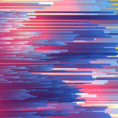 Abstract Fiber Optics Background  - Vector Illustration.