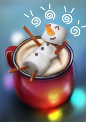 Marshmallow Snowman