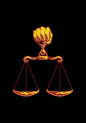 Illustration of law icon