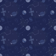Seamless space pattern