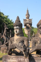 Laos, Vientiane-capital of Laos, Xieng Khuan (Buddha Park)