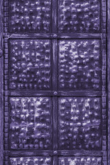 Elements of wrought-iron gate decor (ultra violet)